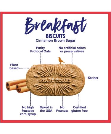 Goodie Girl Cinnamon Brown Sugar Breakfast Biscuits | Gluten Free Snack Packs (16 Packs) - Buy Online on GoSupps.com