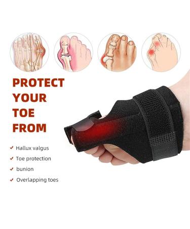 JIAWEIIY Big Toe Bunion Corrector Splint for Left Foot - Effective Bunion Relief & Straightener | International Shipping Available - Buy Online on GoSupps.com