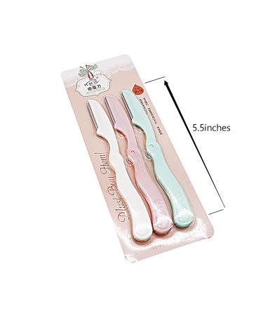 CARCAR Eyebrow Razor & Facial Hair Trimmer - 6 Pack with Safety Cover | Perfect for Flawless Grooming - Buy Online on GoSupps.com