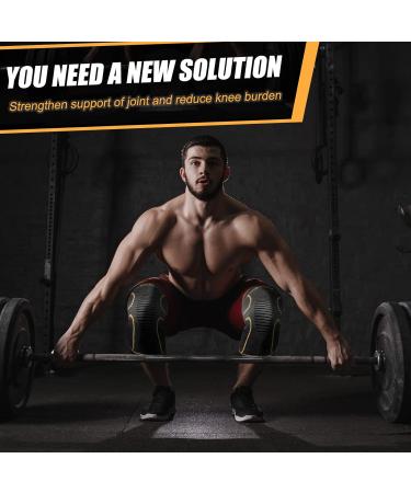 NEENCA Knee Compression Sleeve - Support for Knee Pain, Running, Arthritis - Medium 2 Pack - Buy Online on GoSupps.com