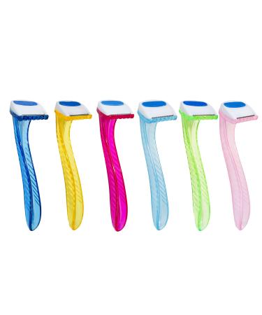 J.B.Y Bikini Razors Line Razors Shaver Pubic Hair Removal Beauty Razor T-type Razor (6pcs)