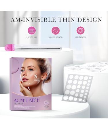 XVXV Pimple Patches for Face - Hydrocolloid Acne Treatment with Tea Tree & Salicylic Acid | 180 Count in 4 Sizes - Invisible Blemish Covers for Quick Spot Treatment - Buy Online on GoSupps.com