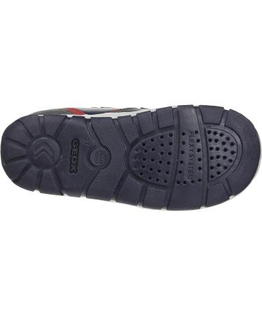Geox Boy's B Heira Sneakers - 6 UK Child - Dark Grey Blue - Buy Online on GoSupps.com