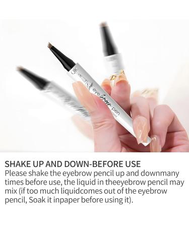 2024 Microblading Eyebrow Pen - 3D Waterproof Magic Pencil for All-Day Natural Brows - Dark Brown - Buy Online on GoSupps.com