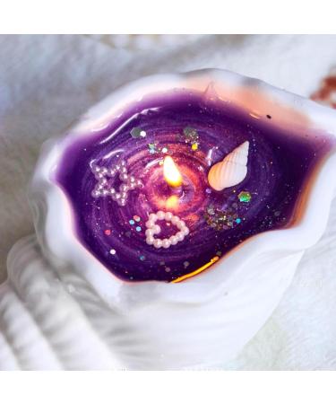 Seashell Candle - Handmade Natural Scented Conch Shell Soy Wax Candle | Long Burn Time Ocean-Inspired Room Decor | Perfect for Birthdays & Christmas - Buy Online on GoSupps.com