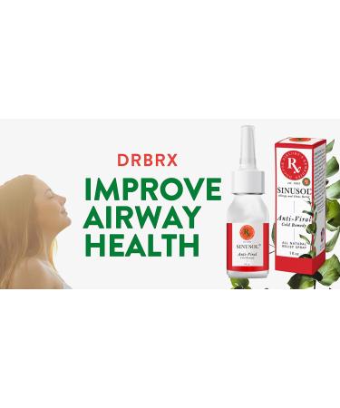 Sinusol DRBRX Nasal Spray for Allergy Relief Plus Cold Remedy Rapid Relief of Congestion and Sinus Pressure 2 Ounce - Buy Online on GoSupps.com