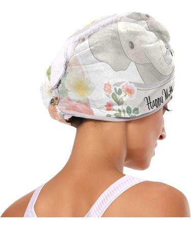 Mother's Day 2 Pack Hair Towels - Super Absorbent Quick Dry Hair Turbans for Women & Girls - Buy Online on GoSupps.com