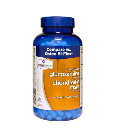 Member's Mark Triple Strength Glucosamine Chondroitin MSM (220 Count)