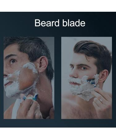 DAUZ Electric Beard Cutter | Mini Beard Trimmer with Stainless Steel Blades & Long Battery Life | 400mAh - Polished Electroplated Blue - Buy Online on GoSupps.com
