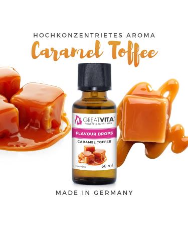 GreatVita Flavour Drops Set of 3 - Honey Caramel & Vanilla | Enhance Your Beverages & Desserts | International Shipping Available - Buy Online on GoSupps.com