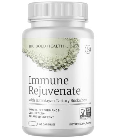 BIG BOLD HEALTH HTB Immune Rejuvenate - Polyphenols Supplement for Immune Support with Himalayan Tartary Buckwheat - Gluten Free Dairy Free Non-GMO Formula - 60 Vegetarian Capsules 60 Count (Pack of 1)