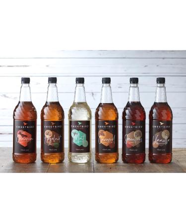 Sweetbird Cane Sugar Syrup (1 litre) - Vegan Friendly Syrup - Pure Cane Sugar - Buy Online on GoSupps.com