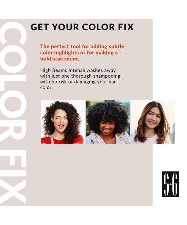 High Beams Intense Spray-On Copper Hair Color 2.7 Oz - Temporary Color Highlight for Hair - Streaking, Tipping, Frosting - Washes Out Easily - 1 Pack - Buy Online on GoSupps.com