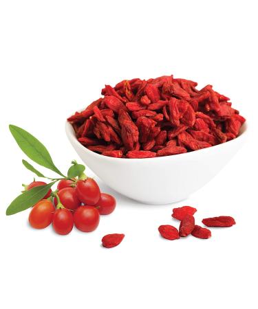 Buy Sunfood Raw Organic Goji Berries - 8 oz Nutrient-Rich Superfood - Buy Online on GoSupps.com