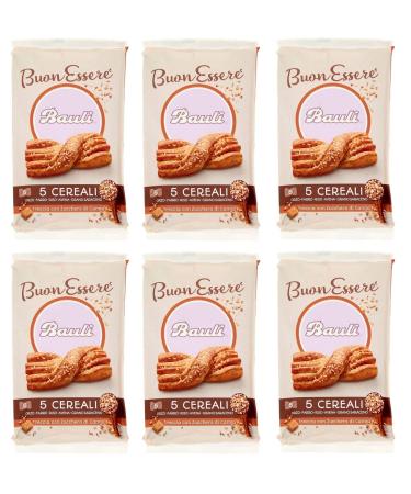 Bauli Bauli Treccina ai 5 Cereali e Zucchero di Canna (Braid with 5 cereals and cane sugar) 210g pack each pack contains 5 braids of 42g each