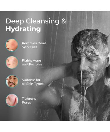 Th.e Bet.ter Ho.me Charcoal Soap - Natural 4-Pack (100g Each) | Exfoliating Bath Soap for Dead Skin Acne & Oil Control | International Shipping Available - Buy Online on GoSupps.com