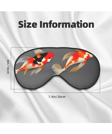 Buy SSIMOO Traditional Koi Carps Sleep Mask - Adjustable Breathable & Fashionable Eye Mask for Comfortable Sleep | International Shipping - Buy Online on GoSupps.com
