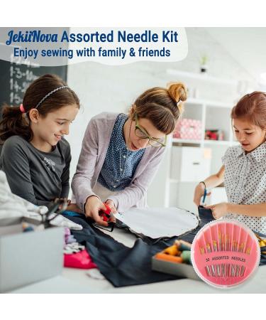 30 Pack Premium Hand Sewing Needles - Assorted Sizes for Handsewing, Stitching, Repair & Embroidery - Buy Online on GoSupps.com