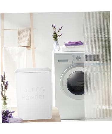 NOLITOY 2 Sets Washing Storage Bucket Laundry Room Organization and Storage Bin Wrought Iron White - Buy Online on GoSupps.com