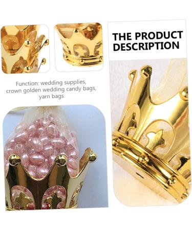 NUOBESTY 24pcs Crown Wedding Candy Gauze Bag Candy Bags Cookie Container Yarn Bags Storage Box Cake - Buy Online on GoSupps.com