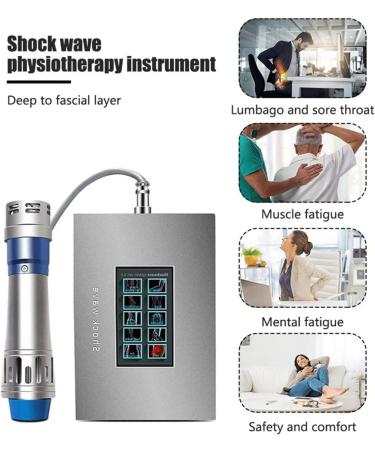 Buy Gehpyyds Professional ED Shock Wave Therapy Device - Portable Electromagnetic Pain Relief & Deep Tissue Massage - Buy Online on GoSupps.com