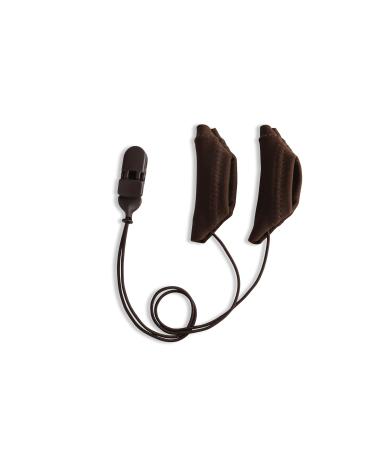Ear Gear Cochlear Corded Protect Implants from Dirt Sweat Moisture Loss Wind Fits Most Cochlear Advanced Bionics and Medel Processors Corded Chocolate Brown