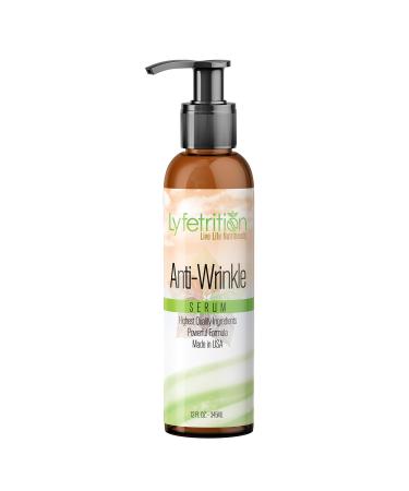 Anti-Wrinkle Serum | 12 Oz Large Bottle | Anti-Aging Face Serum With Jojoba Oil Rosehip Seed Oil & Many More Natural Ingredients - Moisturizing Cleanser for Fair & Younger Looking Skin