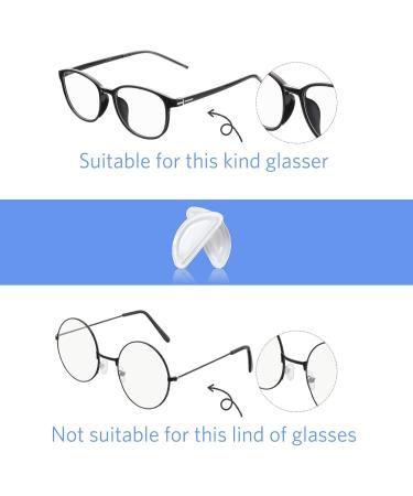CHUYE Push-in Eyeglass Nose Pads Air Bag Nosepads Adhesive Eyeglass Nose Pads Anti-Slip Nose Pads Comfortable Air Chamber Nose Pads 3.5 mm/ 0.4 inch Thickness(12 Pairs) - Buy Online on GoSupps.com