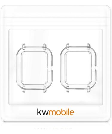 kwmobile 2-Pack Transparent Fitness Tracker Frames for Huami Amazfit GTS 2 Mini - TPU Silicone Cover for Sport Tracker - Buy Online on GoSupps.com