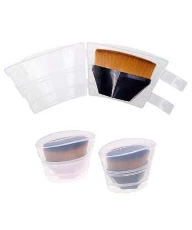 Diamond Shield Flat Top Kabuki Makeup Brush - Powder Foundation Application - Buy Online on GoSupps.com