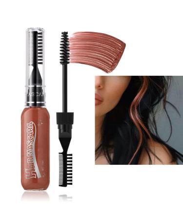 G n rique Hair Chalk Comb - Temporary Hair Color Washable Hair Chalk | Hair Color Comb Hair Color Mascara Set 8 Washable Chalk Colors for Hair