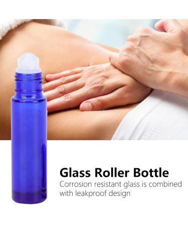 Buy 10ML Clear Glass Roll On Bottles for Essential Oils - Portable with Stainless Steel Balls - Ideal for Travel - Buy Online on GoSupps.com