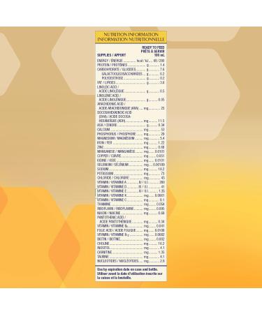 Enfamil A+ Baby Formula Ready to Feed Bottles DHA (a type of Omega-3 fat) to help support brain development Age 0-12 months 237ml x 6 count 1.42 l (Pack of 1) - Buy Online on GoSupps.com