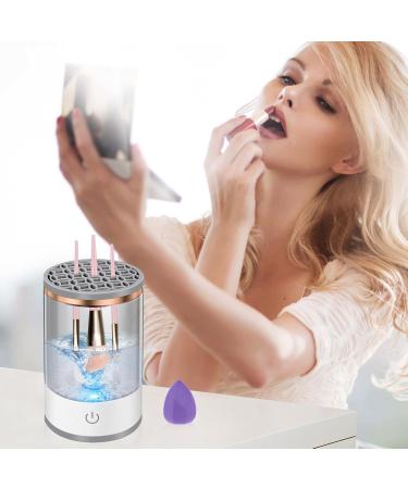 Buy Auto-Rotating Makeup Brush Cleaner - Electric Deep Cleaning & One-Click Operation | Universal for All Makeup Brushes - Buy Online on GoSupps.com