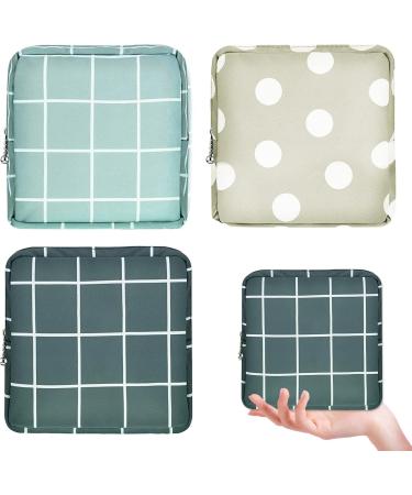 3PCS Period Bag and Menstrual Pad Storage Pouch Set - Portable & Reusable Sanitary Napkin Bags for Women and Teen Girls - Buy Online on GoSupps.com