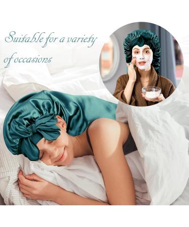Bonnet Queen Satin Silk Sleeping Cap Adjustable Ladies Night Hair Care Curler for Curly Long Hair | Mr. Motorship - Buy Online on GoSupps.com
