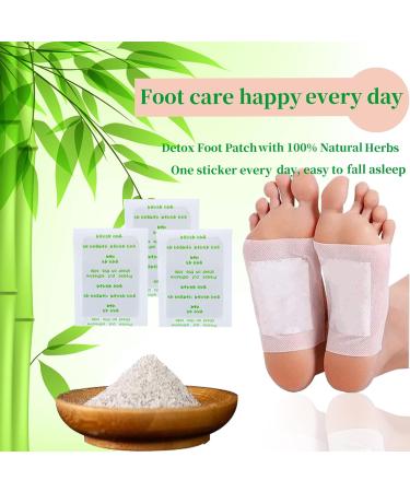 100 Natural Detox Foot Pads - Stress Relief & Sleep Improvement | Detox Footpaster International Shipping - Buy Online on GoSupps.com