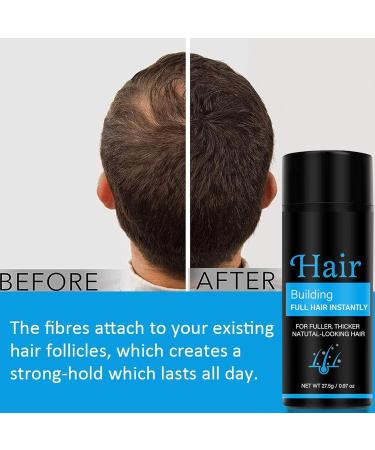 thick fiber for men hair fibers for thinning hair natural hair touch up for roots hair thickening products waterproof long lasting powder - Buy Online on GoSupps.com