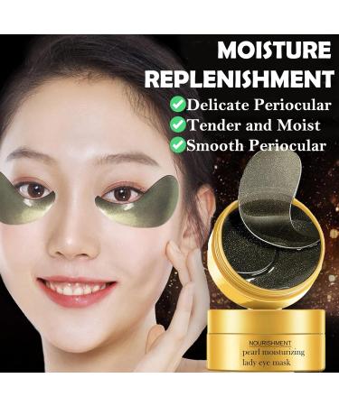 Black Pearl Under Eye Patches (30 Pairs) - Moisturizing Hydrogel Eye Mask for Brightening, Reducing Wrinkles, Dark Circles & Puffiness - Buy Online on GoSupps.com