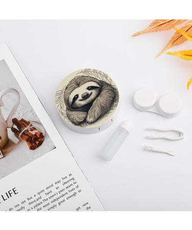 Sloth Contact Lens Case - Portable Travel Storage Box for Your Spirit Animal - Buy Online on GoSupps.com