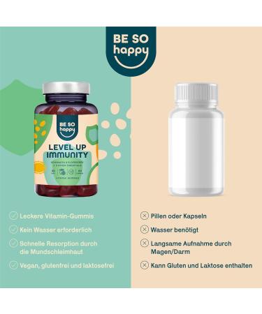 Level Up Your Immunity: Vegan Gummy Bears with Echinacea Elderberry Vitamin C & Zinc 60 Count - Buy Online on GoSupps.com