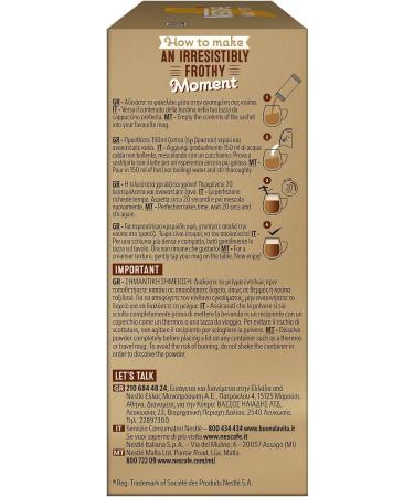 Instant Coffee Packets | Gold Vanilla Latte 8 pieces | Gold Vanilla Latte 8 Stuks | Total Weight 148 grams - Buy Online on GoSupps.com