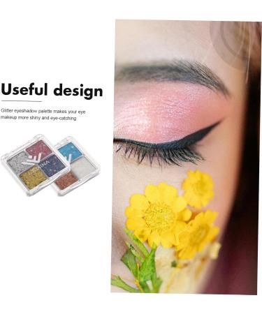 PAMINGONO 2pcs Glitter Eye Makeup Decorative Eyeshadow Makeup Glitter for Eyes Glitter Sequins Eyeshadow - Buy Online on GoSupps.com