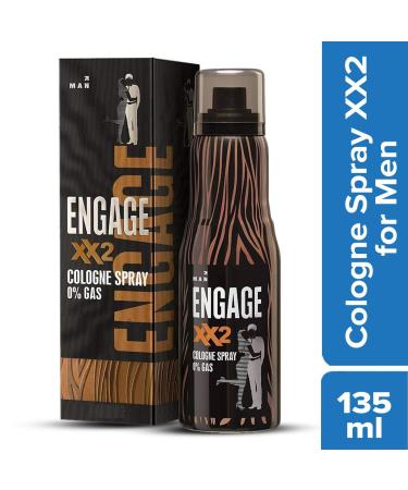 E'n.gage XX'2 Cologne No Gas Perfume for Men 135ml - Spicy and Citrus Fragrance Scent Skin Friendly Perfume for Men Long Lasting - Buy Online on GoSupps.com