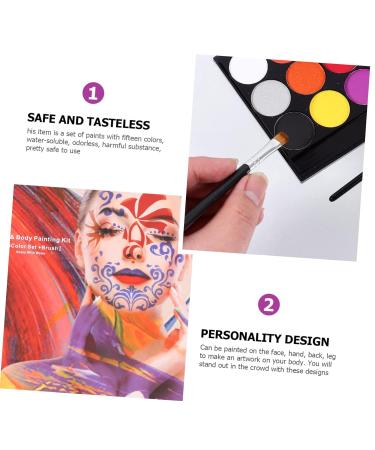 Ipetboom Body Paint & Face Paint Palette - Safe Water-Based Oil Makeup Kit for Creative Artistry - Buy Online on GoSupps.com