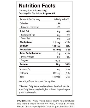 Scilabs Nutrition ISO FUZION 100% Whey Isolate | 28g Non Denatured Protein Powder Salted Caramel Flavor 4.4lb - Buy Online on GoSupps.com