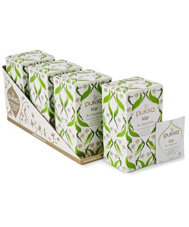 Pukka Bio-Herbal Tea Clear - Fennel Aloe Vera Peppermint Dandelion & Nettle | 80 Tea Bags | 4-Pack | International Shipping Available - Buy Online on GoSupps.com