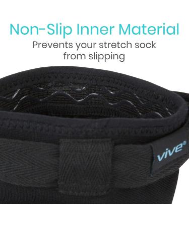 Vive Plantar Fasciitis Stretch Sock - Relief for Heel & Arch Pain - Compression Sleeve for Achilles Tendonitis - Men & Women (L/XL) - Buy Online on GoSupps.com