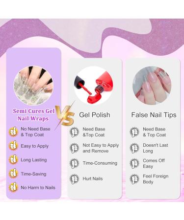 Shop 22 StK Starry Sky Gel Nail Stickers - Self-Adhesive UV Hardening Long-Lasting Nail Wraps | International Shipping Available - Buy Online on GoSupps.com