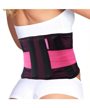 2.0 Version Lower Back Brace for Pain Relief, Back Brace for Lifting at Work, Back Brace for Herniated Disc and Sciatica, Back Support Belt for Women S/M Fits 26"-32"Belly Waist Red Small/Medium (Pack of 1) Red